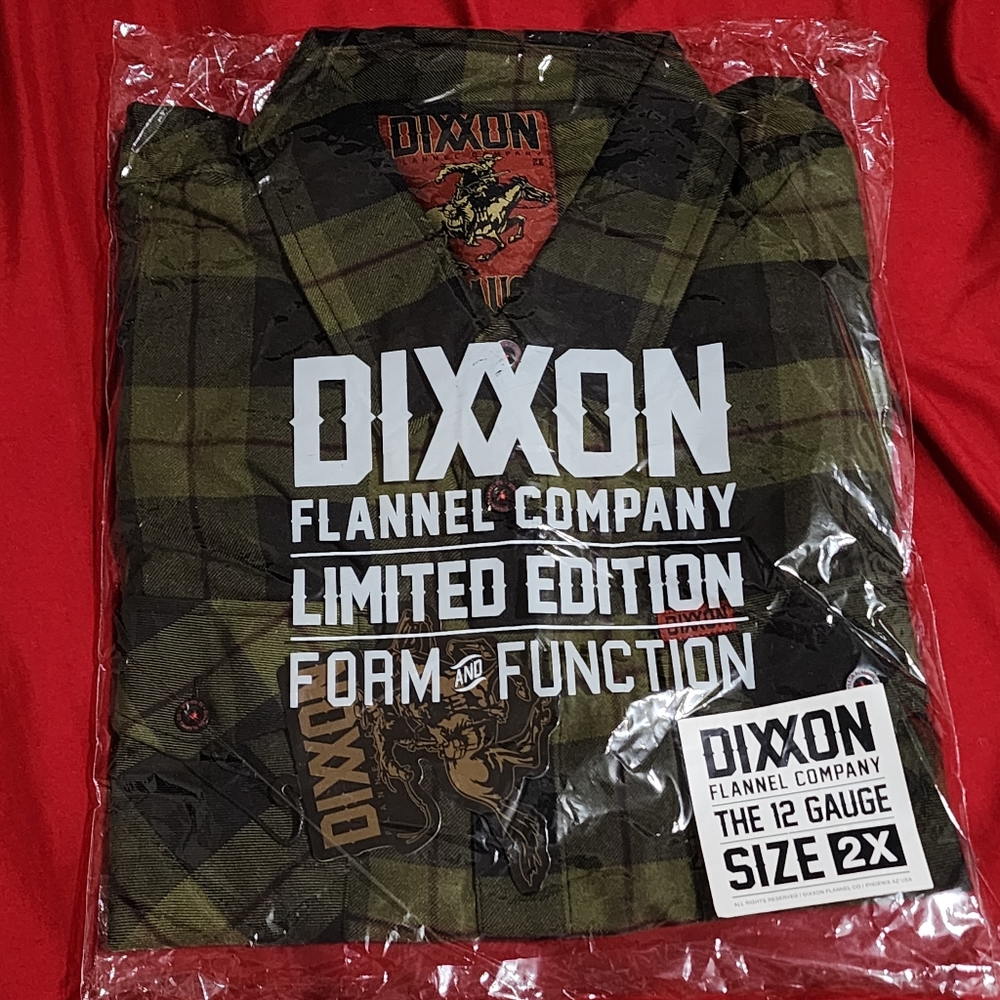 DIXXON FLANNEL COMPANY- THE 12 GAUGE - SIZE 2X / XXL - NEW IN PACKAGE